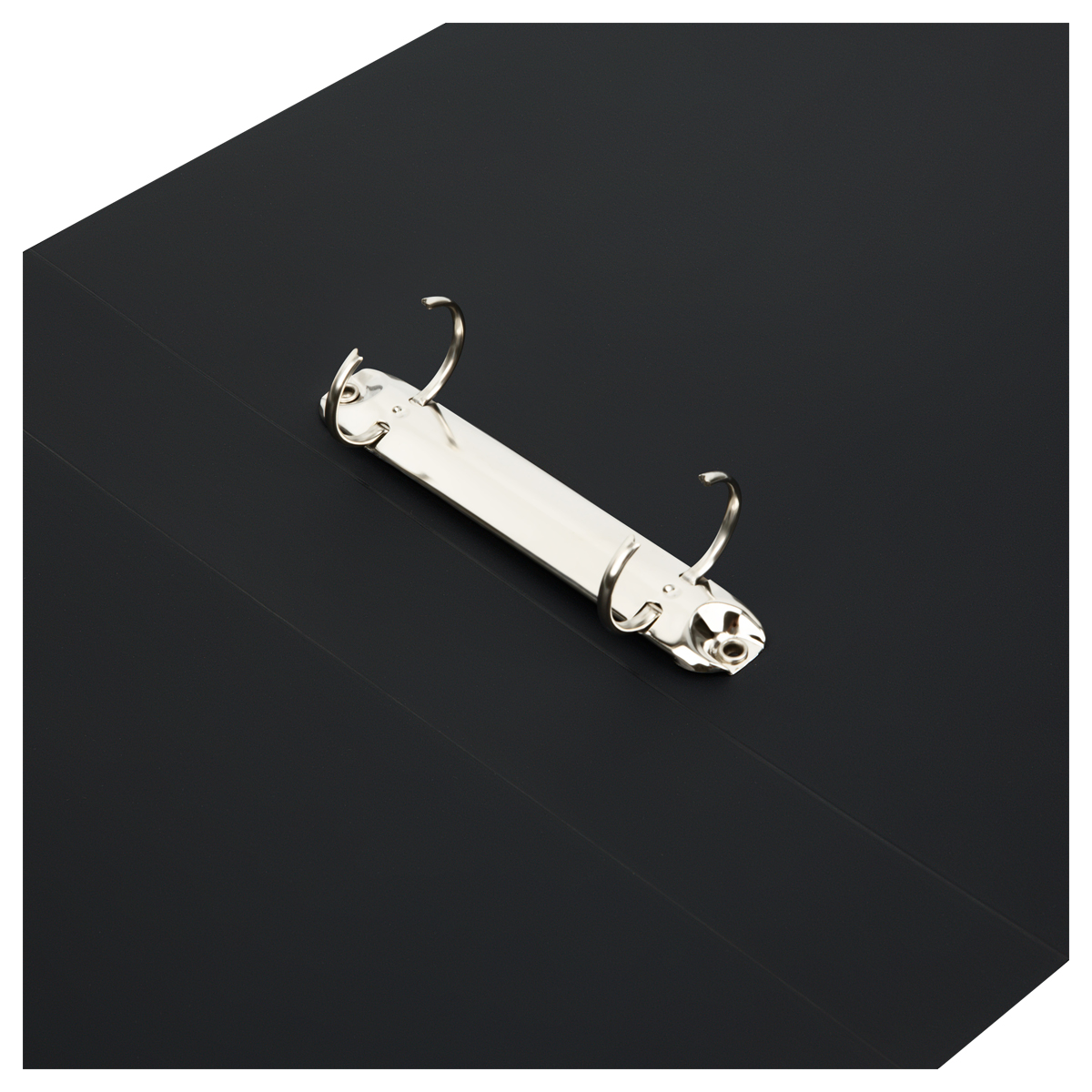 Папка на 2 кольца А4 40мм OfficeSpace "Вита" пластиковая, 500 мкм, чёрная