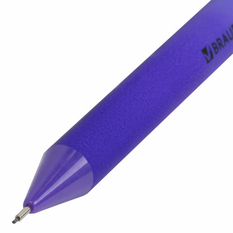 Карандаш автоматический BRAUBERG SOFT GRADE 0,5 мм корпус soft-touch ассорти