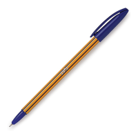 Ручка шарик. "LINER" 0,7 мм, пласт, жёлтый/синий, стерж. синий