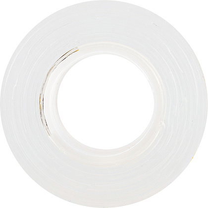 Клейкая лента двусторонняя 25,4 мм*1,5 м "Deli" монтажная, прозрачная