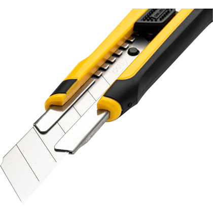 Нож для бумаги большой "Deli" 25 мм, усиленный