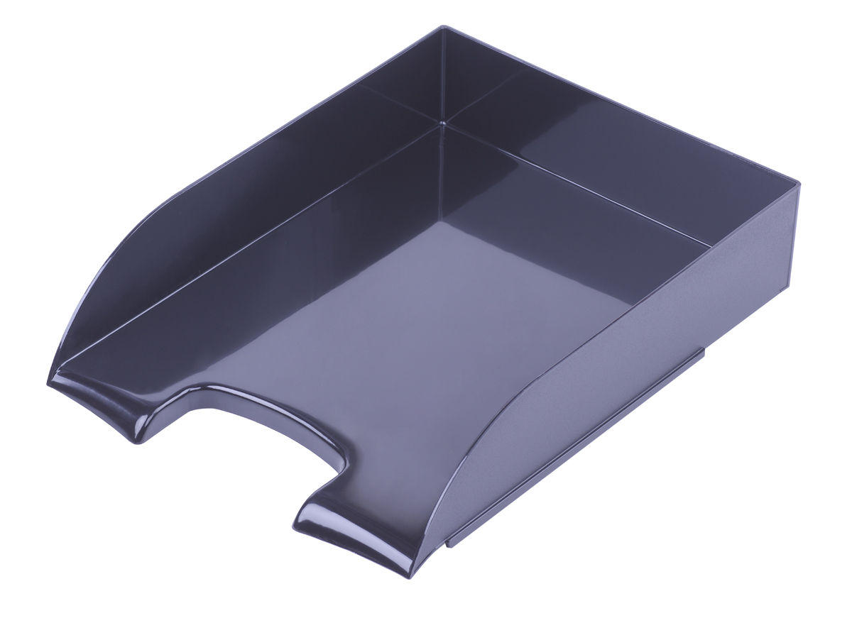 Лоток для бумаги ЭСИР горизонтальный черный