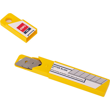 Лезвие для большого ножа "Deli Pro" 18 мм, 10 шт.