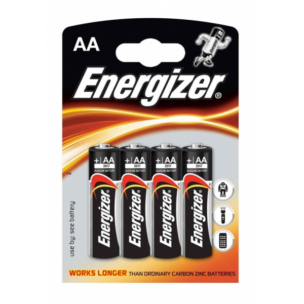 Батарея гальваническая щелочная ENERGIZER LR06  AA 1,5 V
