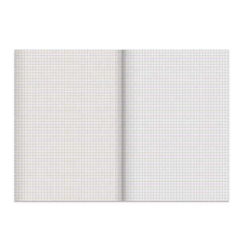 Тетрадь А4 96 л. клет. "Бумвинил" скоба, офсет №2 ЭКОНОМ, клетка, STAFF, синий