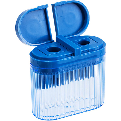 Точилка на 2 отверстия "Deli" ассорти