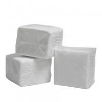 Салфетки бумажные 24х24см, 1 слой, 100 шт/упак, белый