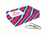 Скрепки 25мм 100шт оцинкованные Attomex