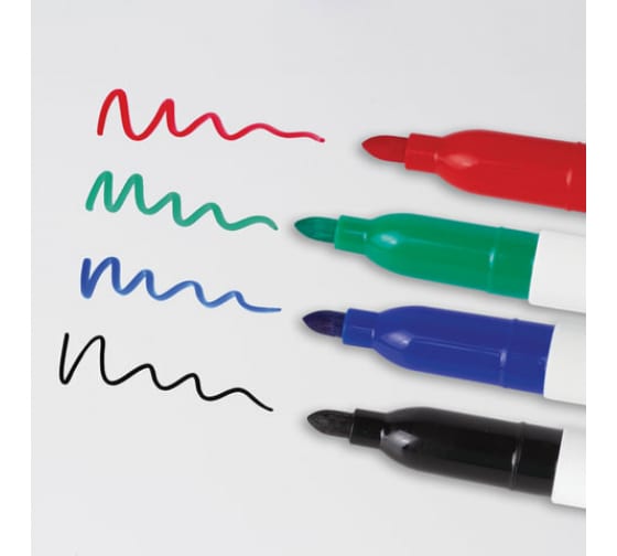 Набор маркеров для доски STAFF "EVERYDAY" WBM-093, 2,5 мм набор 4шт