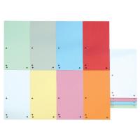 Разделитель д/документов "Donau" карт., 100 шт., б/маркир., ассорти