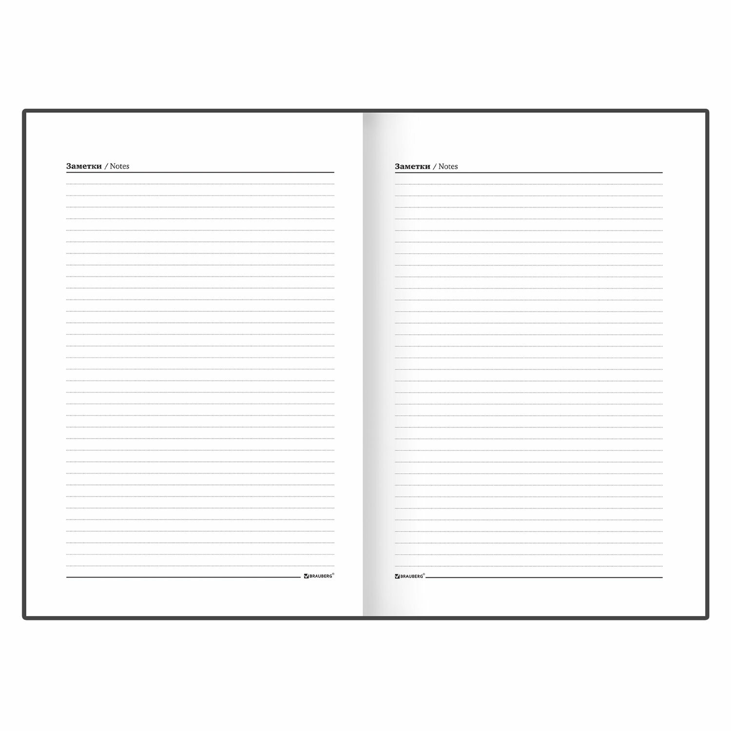 Ежедневник недатированный А5 145х215 мм BRAUBERG бумвинил, 160 л.