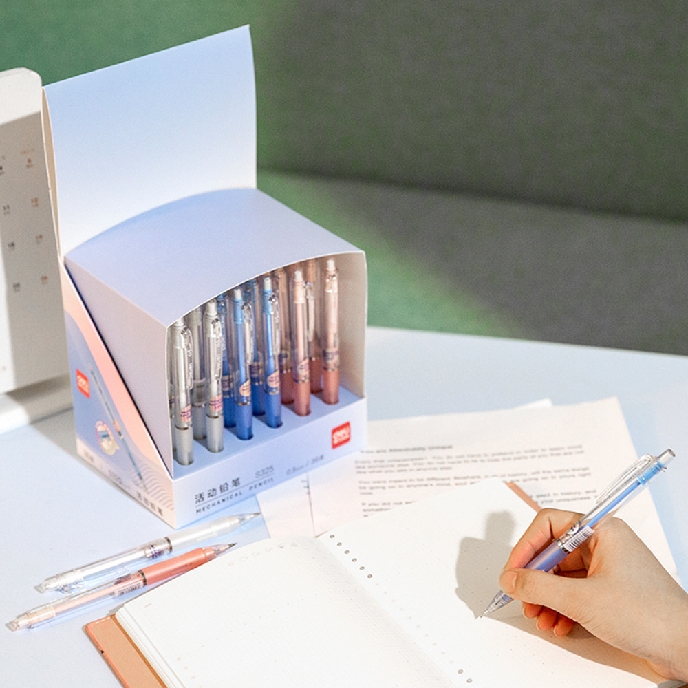 Карандаш автоматический Deli "S325" 0,5 мм., пласт., ассорти