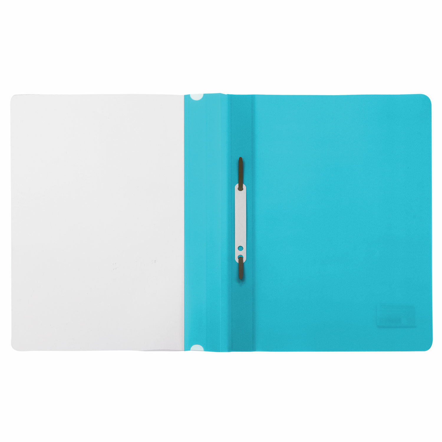 Папка-скоросшиватель BRAUBERG А4 бирюзовый