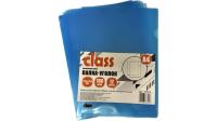 Папка-уголок А4 CLASS пласттк, прозр.синяя 180 мкр