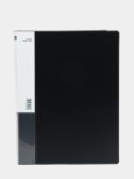 Папка В-611 с зажимом и карманом пластик "Deli" чёрный