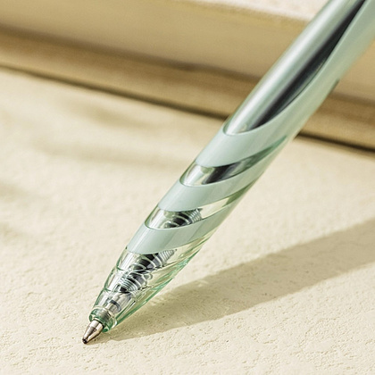 Ручка шарик/автомат. "Q70-BL" 0,7 мм., пласт., ассорти, стерж. синий