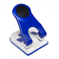 Дырокол 60 л. "Perfo-60" лин., т.-синий