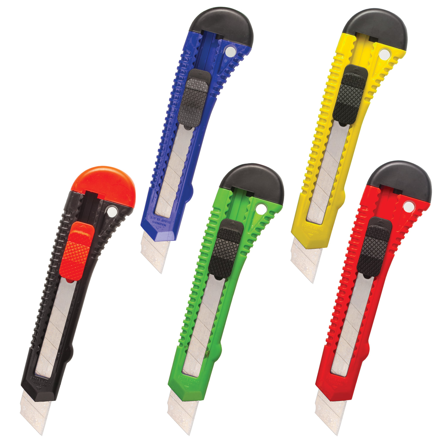 Нож канцелярский STAFF Basic 230485 18 мм с европодвесом