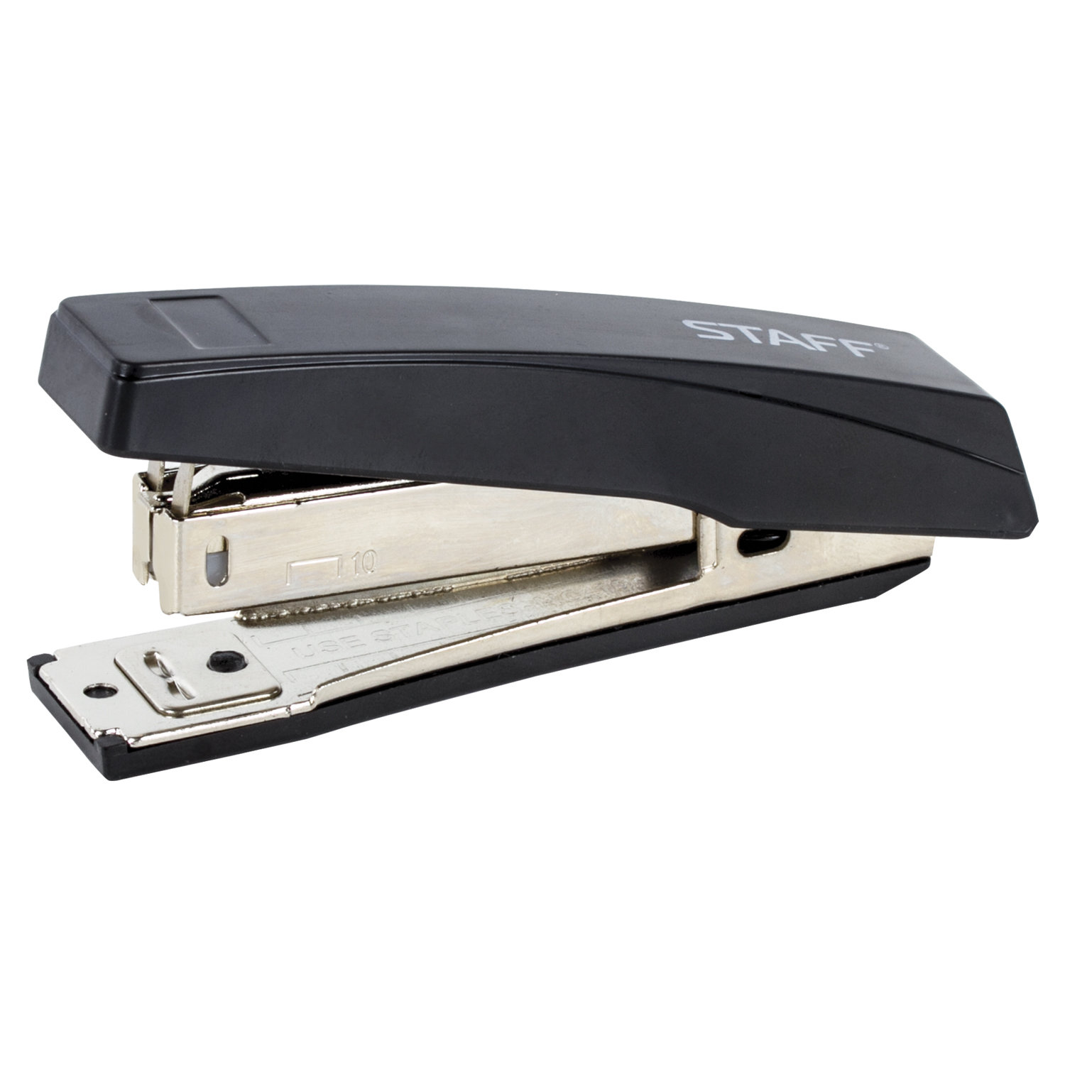Степлер №10 STAFF Basic 224625 до 10 листов с антистеплером