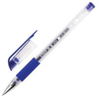 Ручка гелевая STAFF "EVERYDAY" GP-191, с грипом синяя, узел 0,5 мм, лин пис 0,35