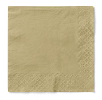 Салфетки бумажные Бик-пак 24х24 см однослойные 400 штук в упаковке