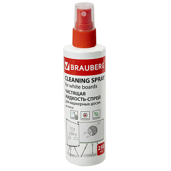 Спрей для белых досок BRAUBERG 250 мл