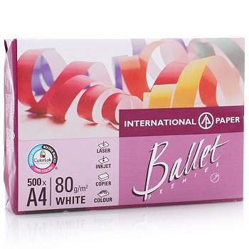 Бумага офисная BALLET PREMIER 80 г/м2 500 листов