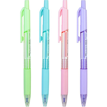 Ручка шариковая автоматическая Deli "Extra" 0,7 мм., пласт., корпус ассорти