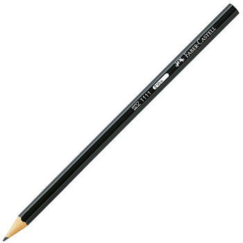Карандаш простой "Faber-Castell 1111", без ластика, черный