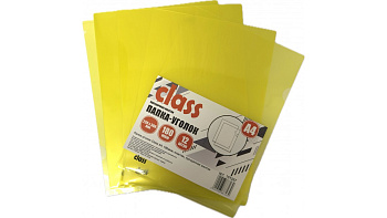 Папка-уголок А4 CLASS пластик 180 мкр, прозр.