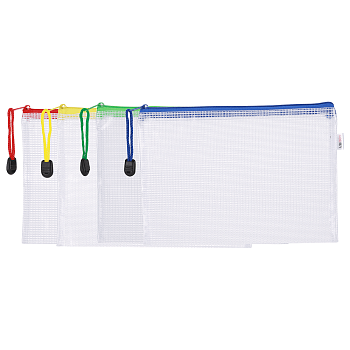 Папка конверт на молнии А5 "Deli" прозрачный