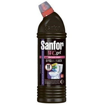 Средство чистящее для сантехники "Sanfor WC Special Black", 750 мл