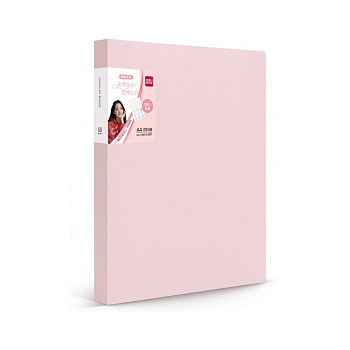 Папка-скоросшиватель на 60 карманов "Deli Pastel" пласт., ассорти