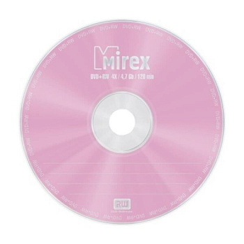 Диск DVD+RW 4.7Gb 4x Mirex slim