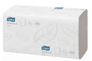 Полотенца бумажные TORK Advanced ZZ для диспенсера H3