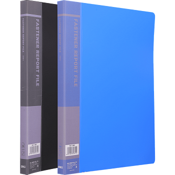 Папка-скоросшиватель с карманом А4 "Deli" пластик ассорти