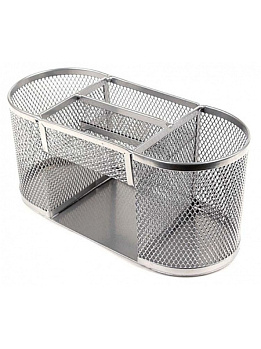 Подставка для канцелярских принадлежностей металлическая FOROFIS