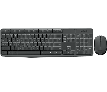 Компьютерная клавиатура и мышь беспроводные Logitech MK235