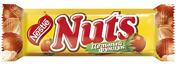 Шоколадный батончик Nuts 50г
