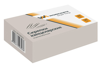 Скрепки гофрированные оцинкованные WORKMATE 50 штук, арт. 14-8275