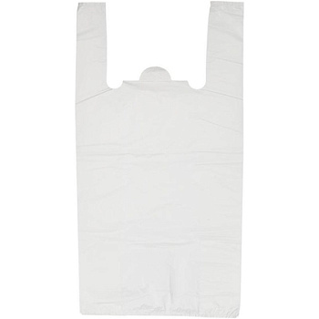 Пакет-майка ПНД, 30x50 см, 15мкм, 100 шт/упак, белый