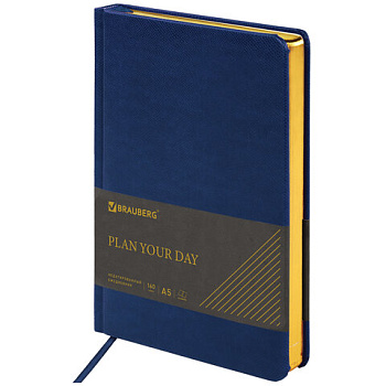 Ежедневник недатированный А5 138x213 мм, 160л. BRAUBERG "Iguana", под кожу