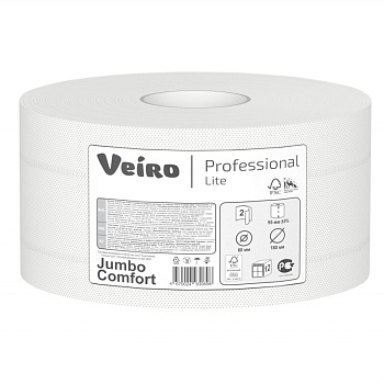 Бумага туалетная Jumbo Comfort в средних рулонах
