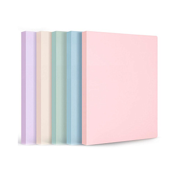 Папка на 80 карманов А4 "Deli Pastel" пласт., ассорти