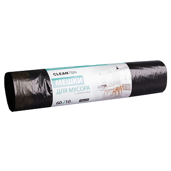 Мешки для мусора с завязками Cleanton